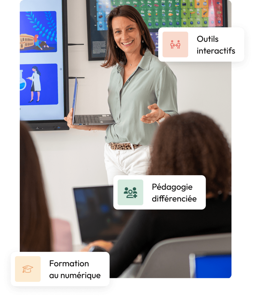 Enseignant - Outils interactifs, pédagogie différenciée, formation au numérique