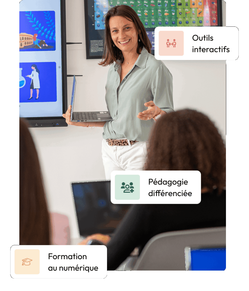 Enseignant - Outils interactifs, pédagogie différenciée, formation au numérique